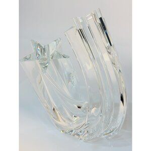 Steuben Starstream Star Art Glass Sculpture 8567 Neil Cohen 1988 5.25"h 5.25"w